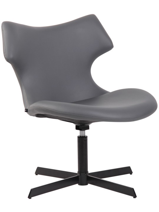 Tumbona Welland piel sintética, gris Tumbona Welland piel sintética, gris