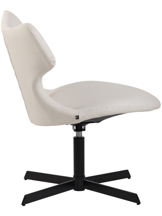 Tumbona Welland piel sintética, blanco Tumbona Welland piel sintética, blanco