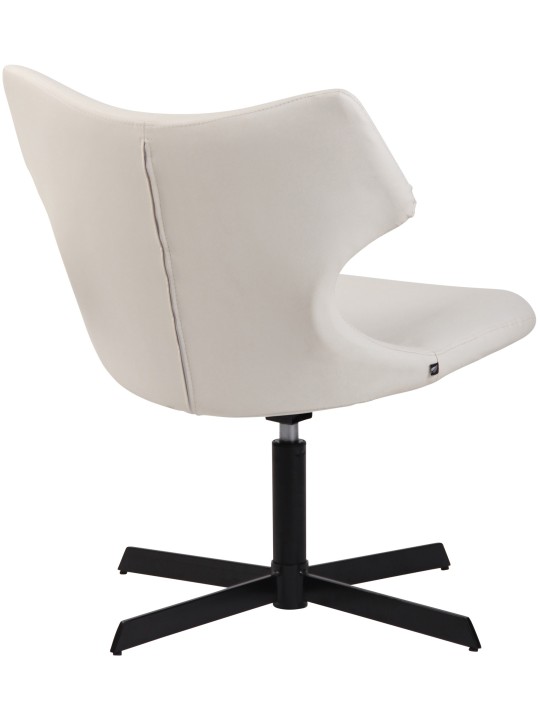 Tumbona Welland piel sintética, blanco Tumbona Welland piel sintética, blanco