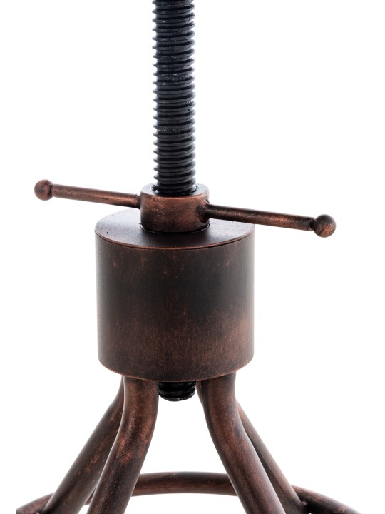 Juego de 2 taburetes de bar Hanam, bronce Juego de 2 taburetes de bar Hanam, bronce