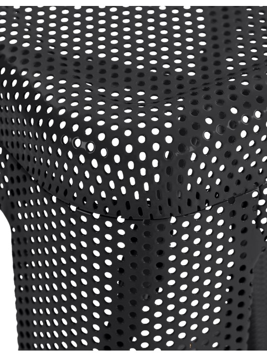 Juego de 4 taburetes de bar Fletcher, negro