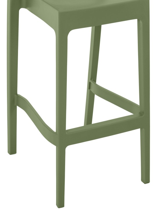 Juego de 2 taburetes de bar Maya, oliva Juego de 2 taburetes de bar Maya, oliva
