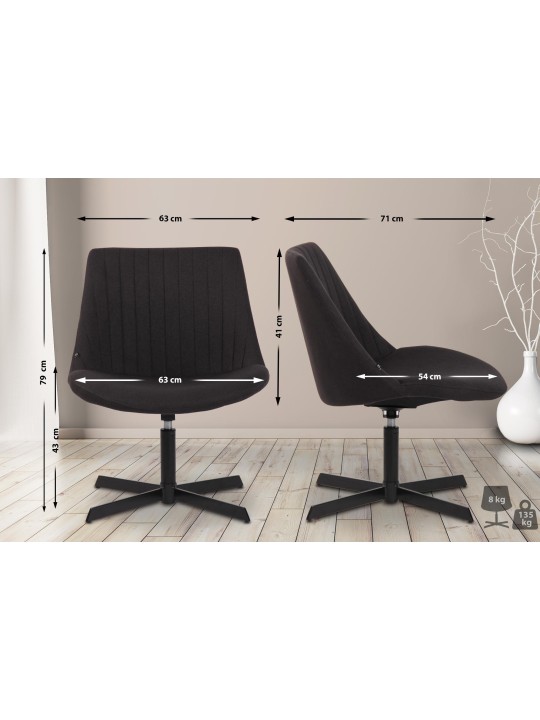 Tumbona Granby, negro