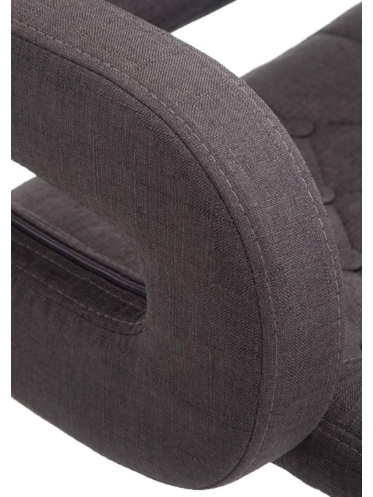 Taburete de bar Dublin FABRIC C, gris oscuro