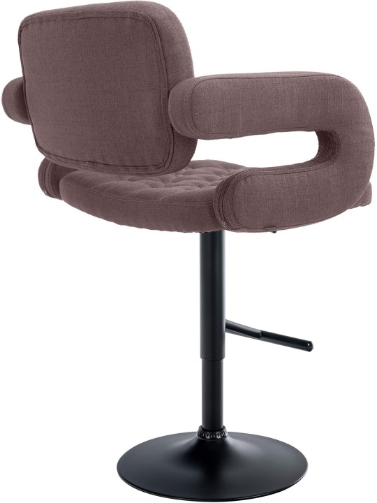 Taburete de bar Dublin FABRIC, marrón