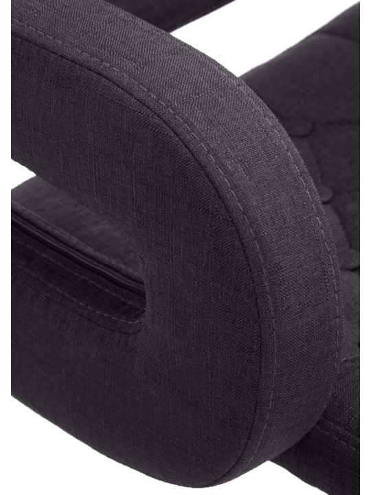 Taburete de bar Dublin FABRIC, negro
