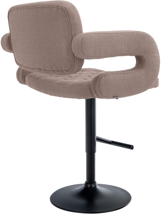 Taburete de bar Dublin FABRIC, taupe