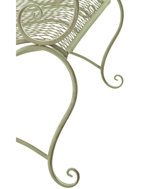 Banco de jardín Tara, verde antiguo