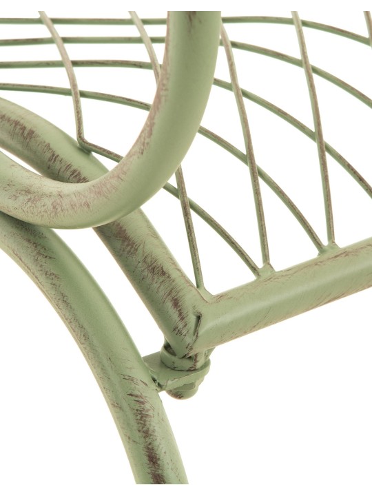 Banco de jardín Tara, verde antiguo