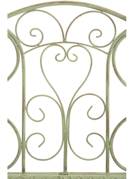 Banco de jardín Tara, verde antiguo