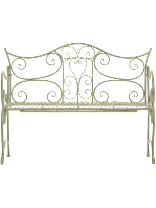 Banco de jardín Tara, verde antiguo