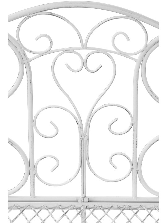 Banco de jardín Tara, blanco antiguo Banco de jardín Tara, blanco antiguo