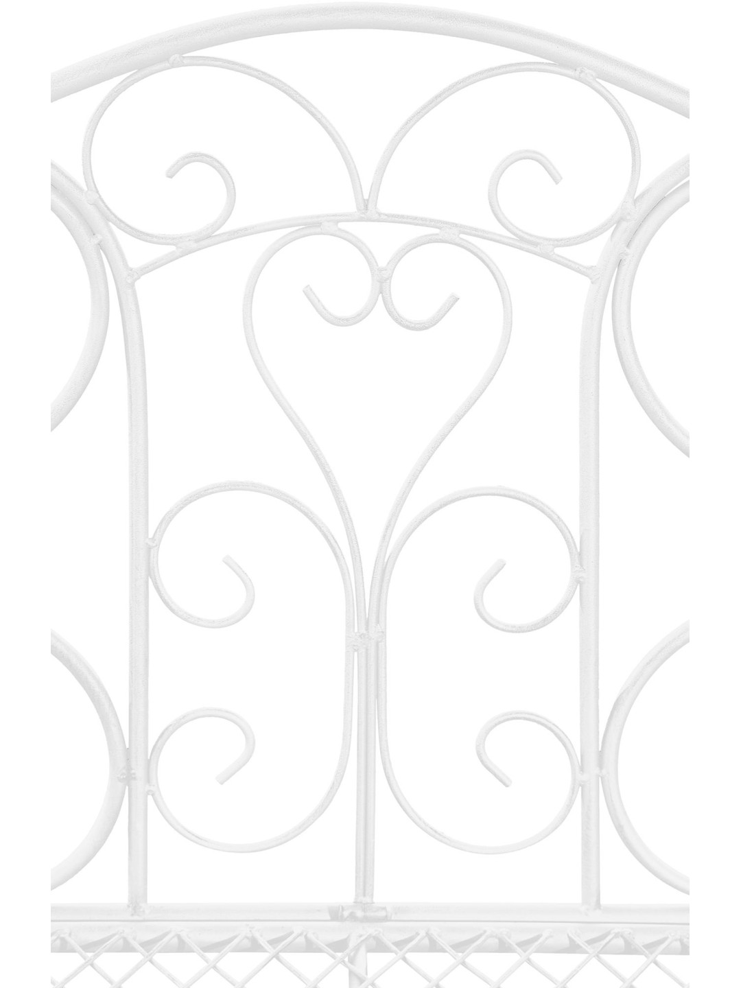 Banco de jardín Tara, blanco