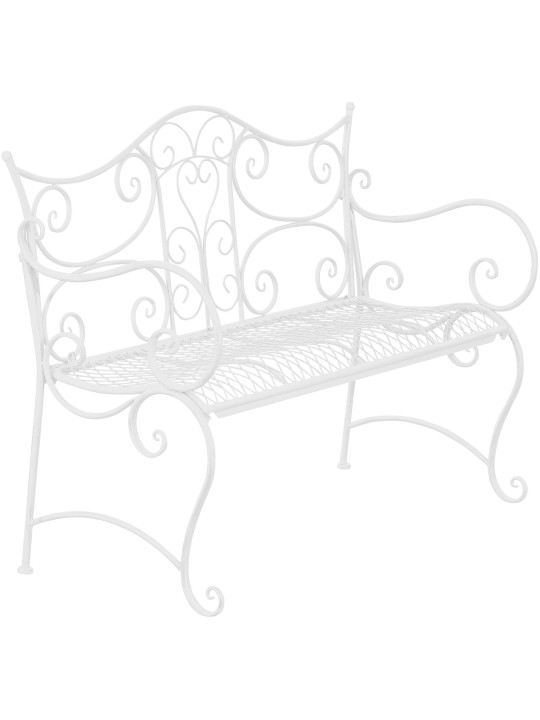 Banco de jardín Tara, blanco