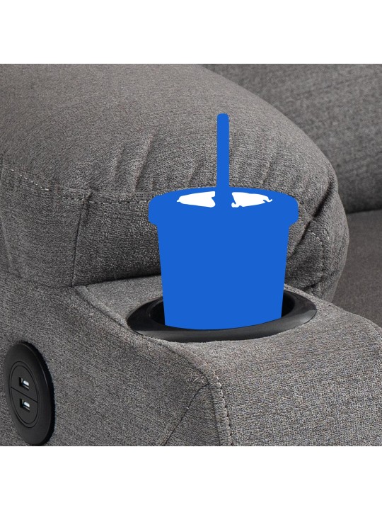 Sillón Andover tela, gris Sillón Andover tela, gris