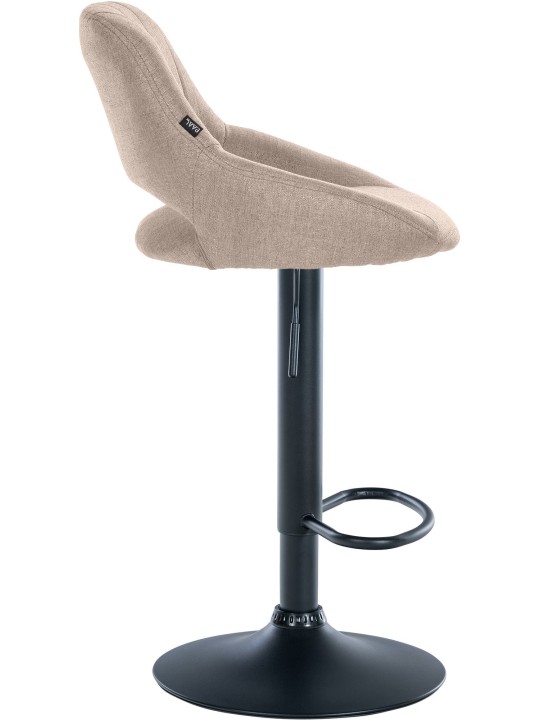 Taburete de bar Milet tela, taupe