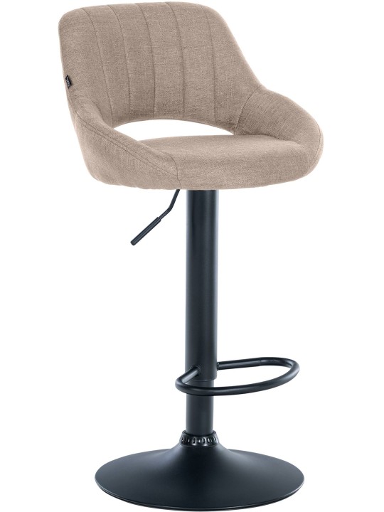 Taburete de bar Milet tela, taupe