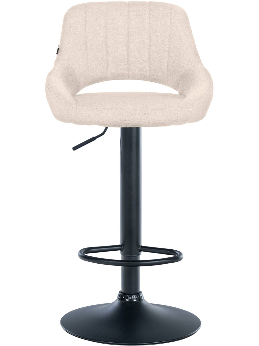 Taburete de bar Milet tela, crema