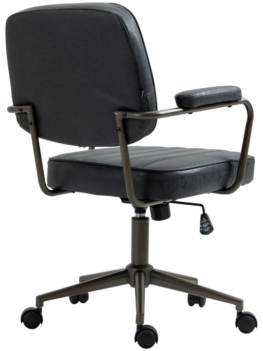 Silla de oficina Natrona, negro antiguo