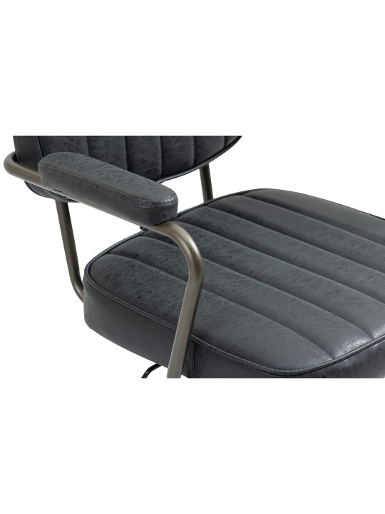 Silla de oficina Natrona, negro antiguo