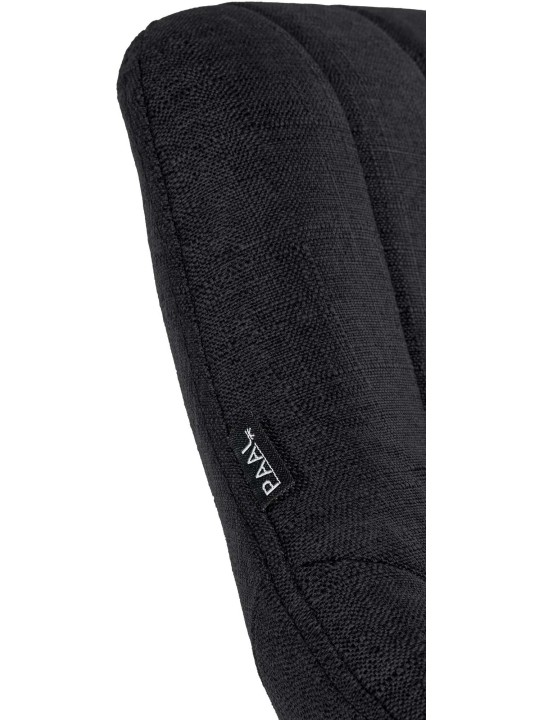 Juego de 2 taburetes de bar Milet tela C, negro Juego de 2 taburetes de bar Milet tela C, negro