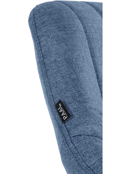 Juego de 2 taburetes de bar Milet tela B, azul Juego de 2 taburetes de bar Milet tela B, azul