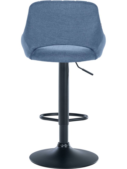 Juego de 2 taburetes de bar Milet tela B, azul Juego de 2 taburetes de bar Milet tela B, azul