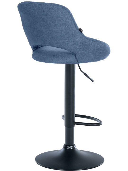 Juego de 2 taburetes de bar Milet tela B, azul Juego de 2 taburetes de bar Milet tela B, azul