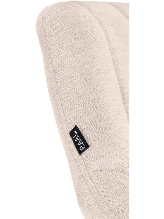 Juego de 2 taburetes de bar Milet tela W, crema Juego de 2 taburetes de bar Milet tela W, crema