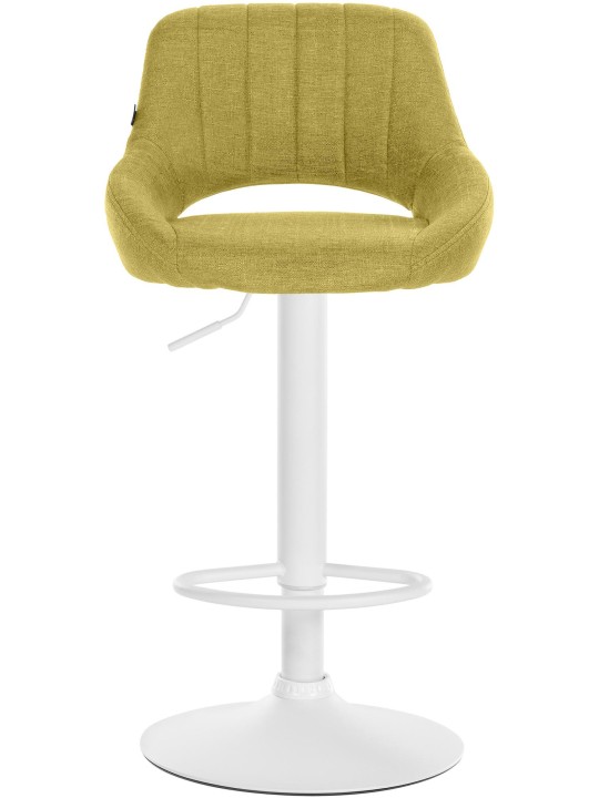 Juego de 2 taburetes de bar Milet tela W, verde Juego de 2 taburetes de bar Milet tela W, verde