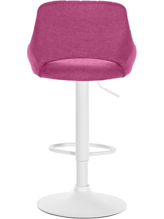 Juego de 2 taburetes de bar Milet tela W, lila