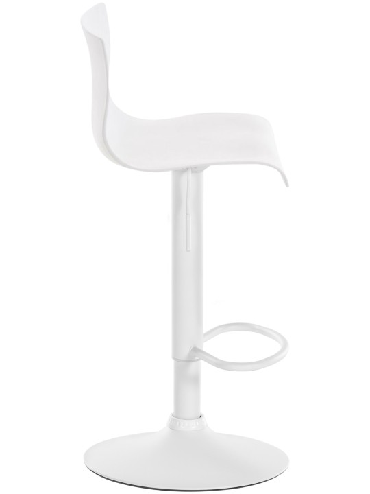 Taburete de bar Hoover W, blanco
