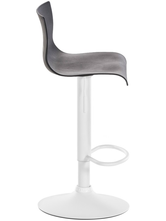 Taburete de bar Hoover W, gris