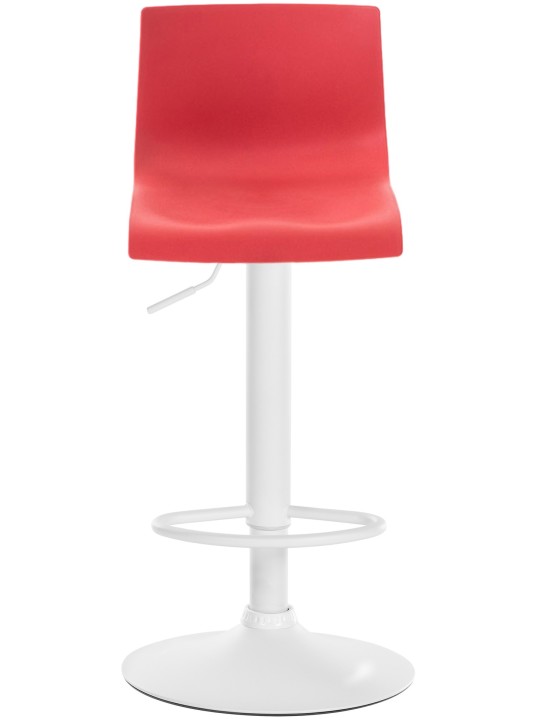 Taburete de bar Hoover W, rojo