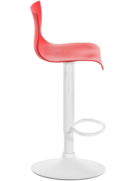 Taburete de bar Hoover W, rojo
