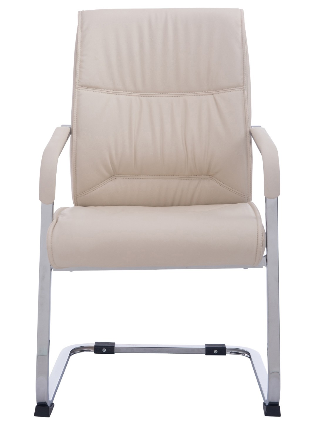 Silla de visita XL Anubis, crema