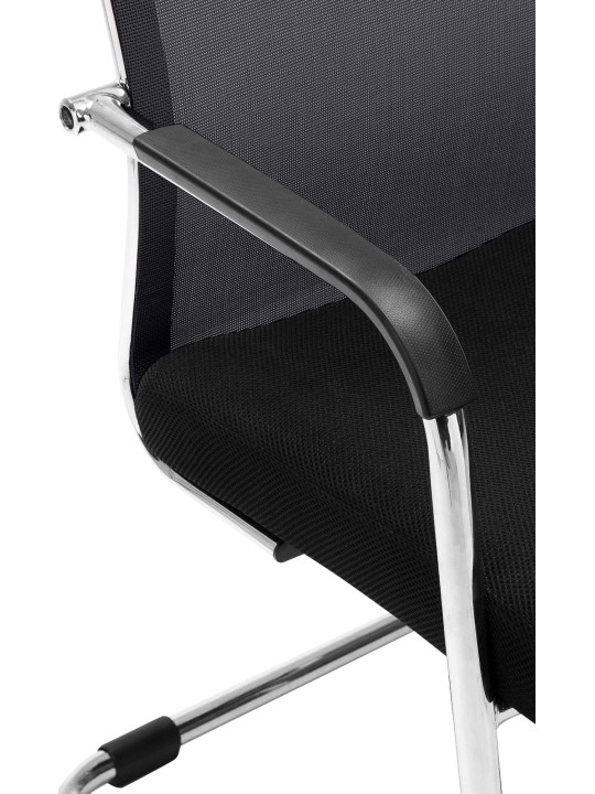 Silla de visita Brenda, negro