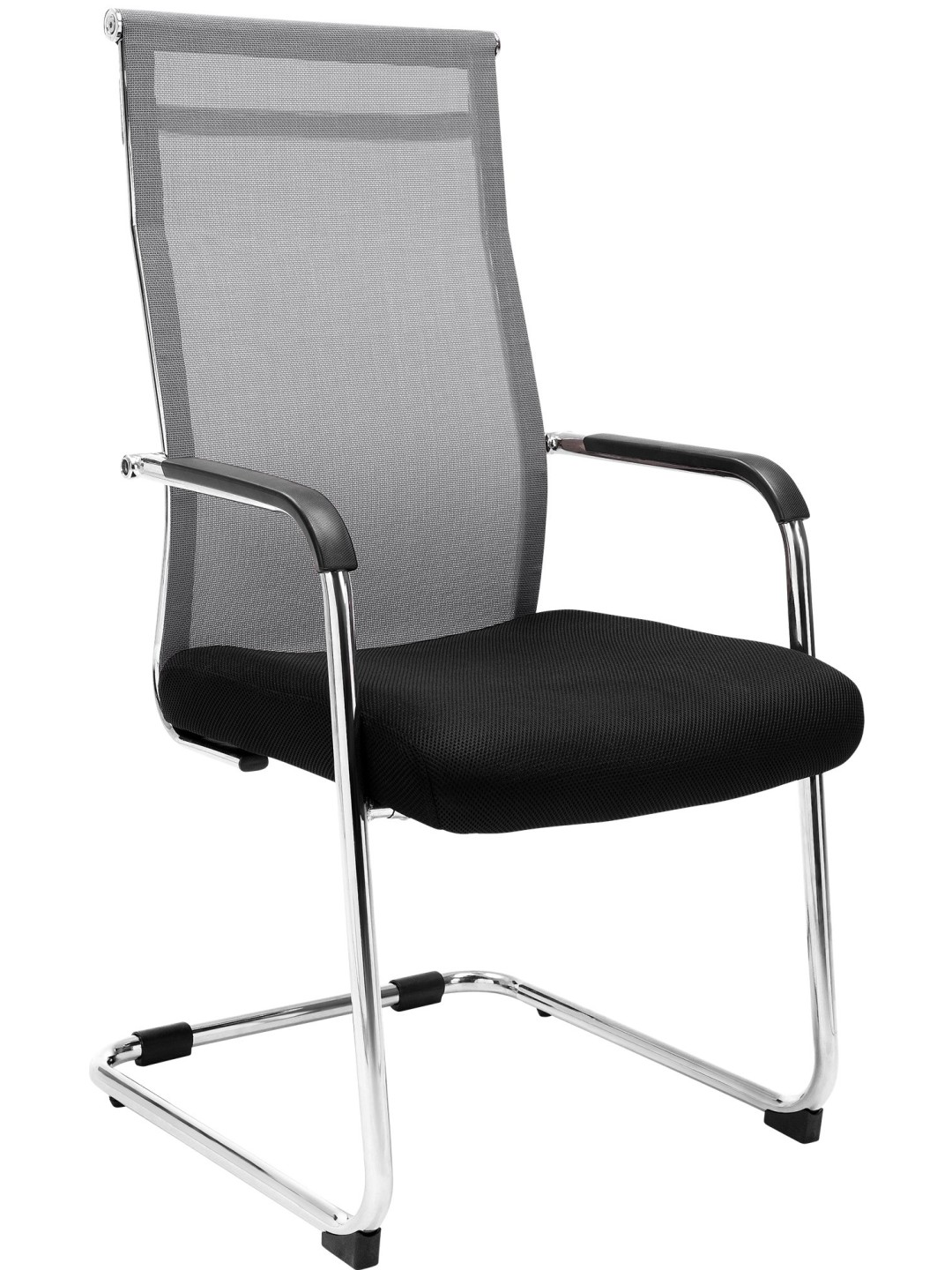 Silla de visita Brenda, gris