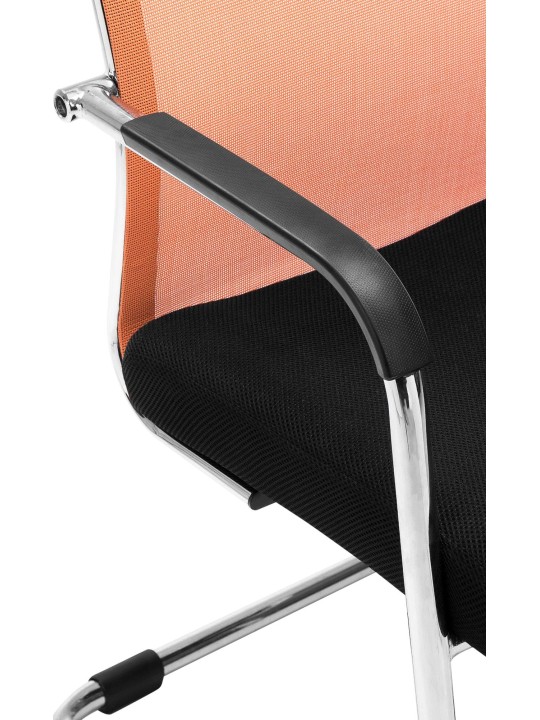 Silla de visita Brenda, naranja