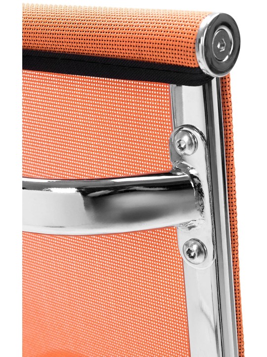 Silla de visita Brenda, naranja