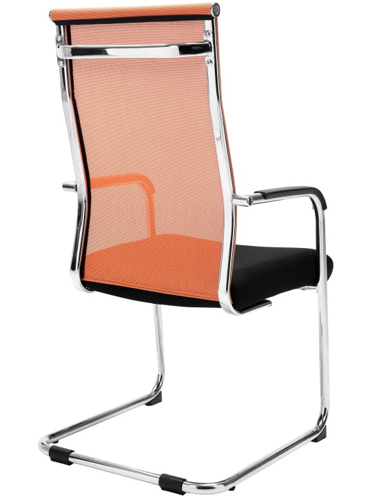Silla de visita Brenda, naranja