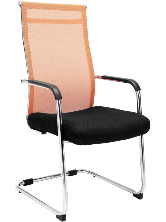 Silla de visita Brenda, naranja