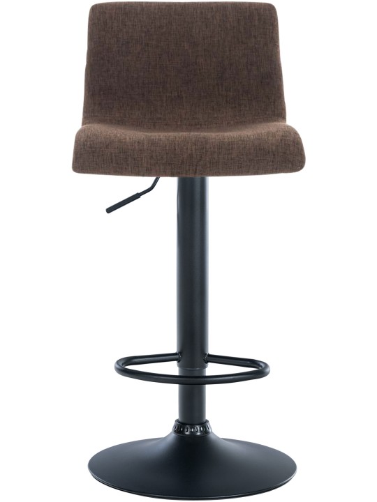 Taburete de bar Hoover tela B, marrón