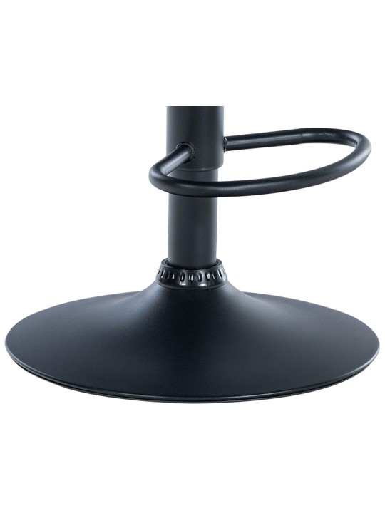 Taburete de bar Hoover tela B, negro