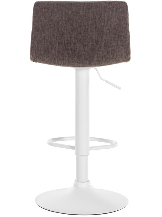 Taburete de bar Hoover tela W, marrón