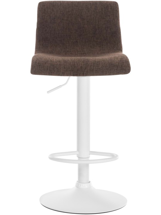 Taburete de bar Hoover tela W, marrón