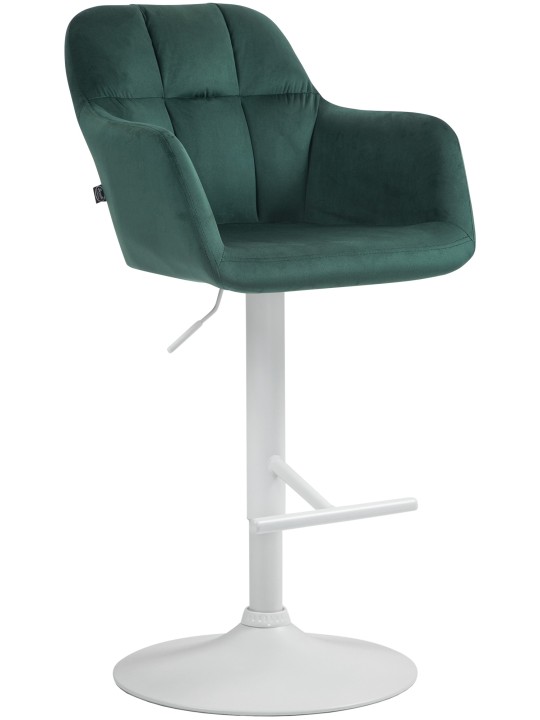 Taburete de bar Natoma terciopelo, verde Taburete de bar Natoma terciopelo, verde