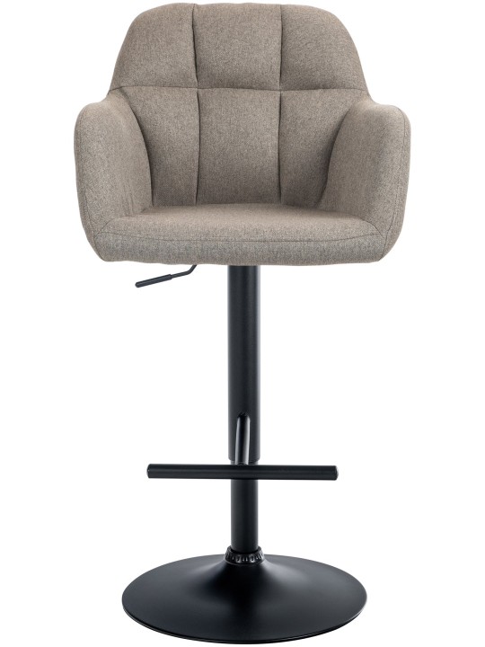 Taburete de bar Natoma tela, taupe Taburete de bar Natoma tela, taupe
