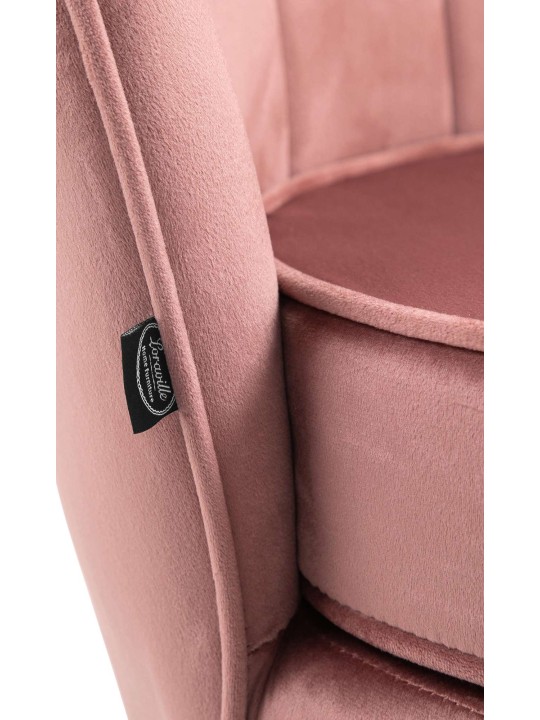 Silla Rosita terciopelo, rosa