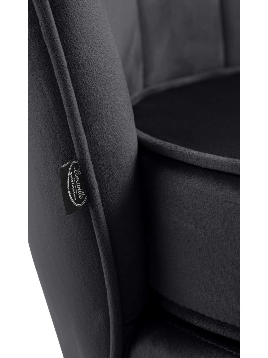 Silla Rosita terciopelo, negro Silla Rosita terciopelo, negro